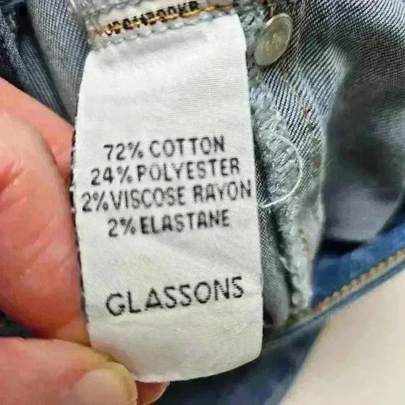 Glassons Denim Jegging Stretch High Waist Size 14 - Picture 7 of 11